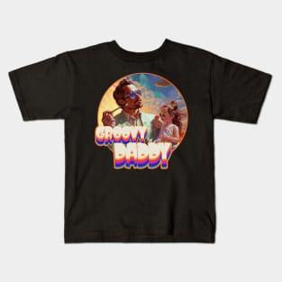 Groovy Daddy and Daughter Shades design Kids T-Shirt